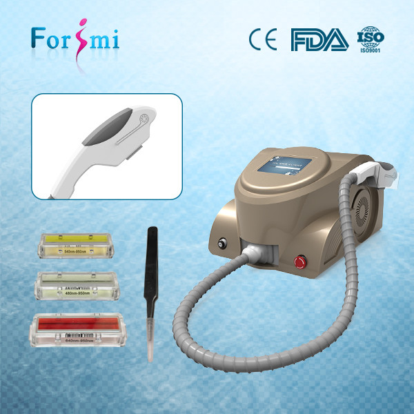 Three replaceable sapphire crystals,two optional modes,Portable IPL SHR machine