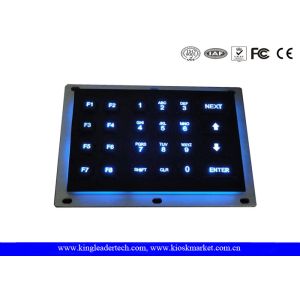 Illuminated Industrial Numeric Keypad Panel Mount With 6x4 Matrix Keys