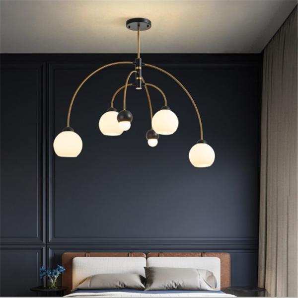 Nordic design creative glass chandelier living room bedroom dining room Willow Chandelier(WH-MI-362)