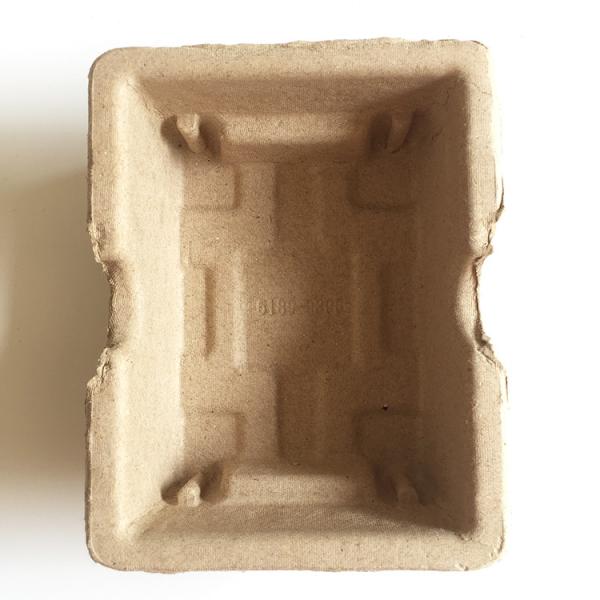 Biodegradable Cosmetic Bottle Packaging Pulp Container Molded Pulp Packaging Supplies