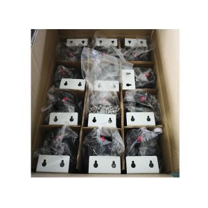 20'' food grade clear plastic water filter housings with 1'' inlet/outlet brass