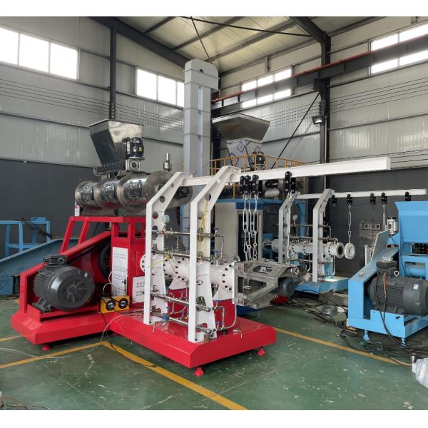OEM 0.8-12mm Floating Fish Feed Pellet Making Machine Pet Dog Food Extruder