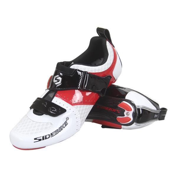 Buy Triathlon Road Racing Bicycle Shoes Breathable Fast Dry Olympic Use at wholesale prices