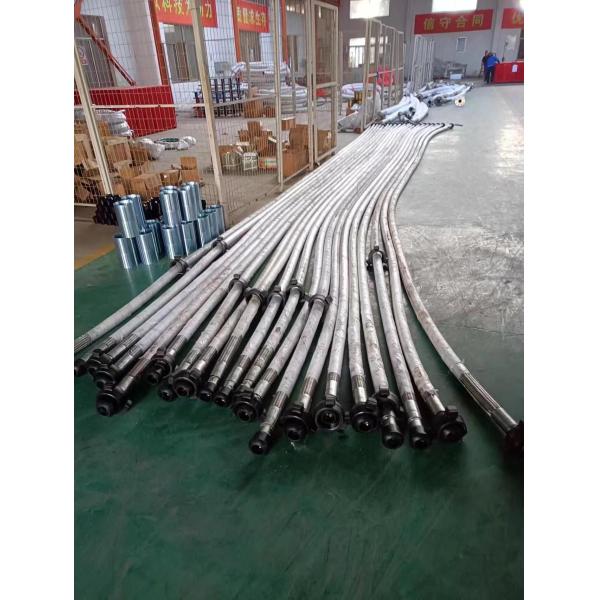 1" 5000psi Armored Drilling Hose With 304 Stainless Cover Hammer Union