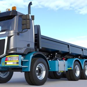 Tipper Truck Trailers Designed with Jost 2 Trailer King Pin and HYVA Front Lift