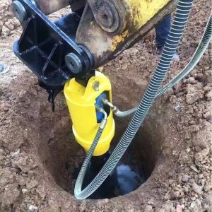 Excavator Hydraulic Earth Drill For Construction Works