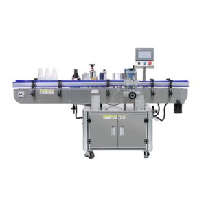 1kw Automatic Flat Labeling Machine For Food Bottle Cosmetics Bottle