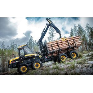 Quality 8 Wheels Forestry Logging Skidder Easy Handling Process for sale
