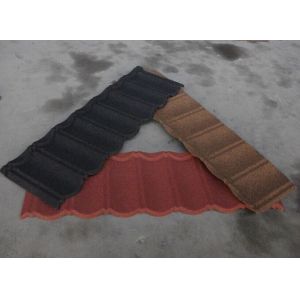 hot in africa newzaland milano natural color stone coated roof tile