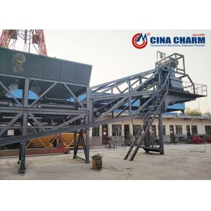 CE ISO Certificate mobile ready mix concrete plant Mini Manufacturing