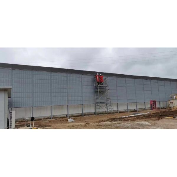 Customized Traffic Noise Reduction Fences Wall Noise Cancelling Wall Sheet Highway Noise Barrier High Stability
