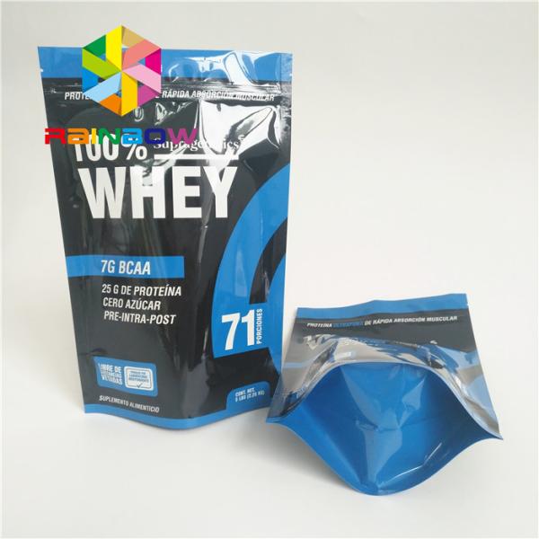 Digital Printing Of Whey Protein Powder Packaging stand up Bag