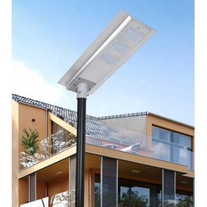 150W LED Street Light With Intelligent Mode, 140LM/W, 5000K, Lithium battery 12V