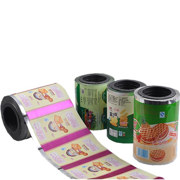 Buy Glossy PET VMCPP Plastic Packaging Film Roll For Candy Cookies at wholesale prices