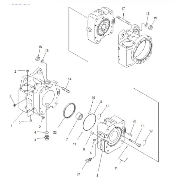 Excavator Spare Parts 708-2L-00680 708-2H-00440 708-2L-00610 Hydraulic Pump For Komatsu PC1250-7 PC1250-8