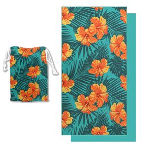 Rpet Recycled Sand Proof Customized Washable Microfiber Travelling Beach Towel