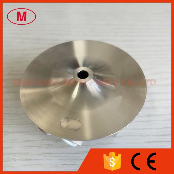RHF5 48.40/60.00mm 6+6 blades LEP style aluminum 2618/milling/Billet compressor wheel