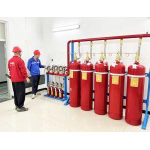 Pipe Line FM200 Fire Extinguishing System Gas Fire Extinguisher with