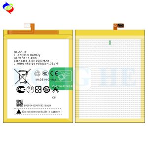 Lithium ion lithium polymer batteries BL-30HT 3000mAh 3.85V For Tecno C8
