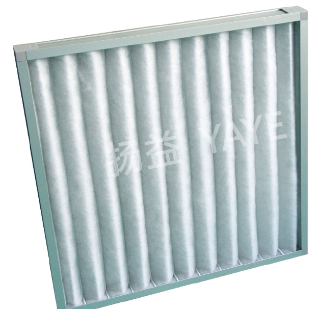 China G4 Pleated Panel Air Pre Filter With Synthetic Fiber Material Aluminum Frame For Industrial Applications on sale