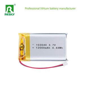 Lipo Battery Cell 103040 3.7v 1200mAh 4.44wh Rechargeable Power Battery For