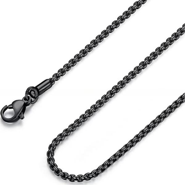 Inlay Mens Womens Stainless Steel Pearl Chain Necklace With Third Party Appraisal