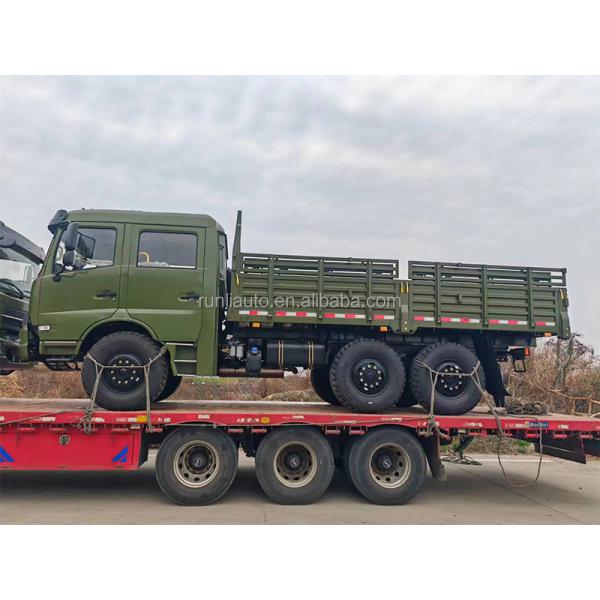 Professional Dongfeng Green Color Single Cabin Double Cabin 4x4 6x6 Cargo Truck