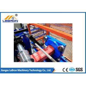 PLC 7.5Kw Metal Downspout Aluminum Profile Downpipe Machine