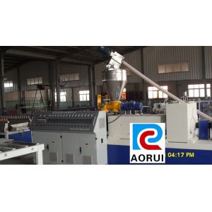 China 37Kw PVC WPC Wood Plastic Profile Extrusion Line 12 months Warranty on sale