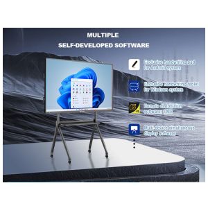 Qtenboard ODM/OEM 65 75 86 Inch 4K LCD All in One Interactive Board Smart