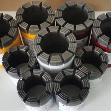 Buy Sampling Diamond Impregnated Drill Bit , Hq Diamond Core Bit For Soft Hard Rock at wholesale prices