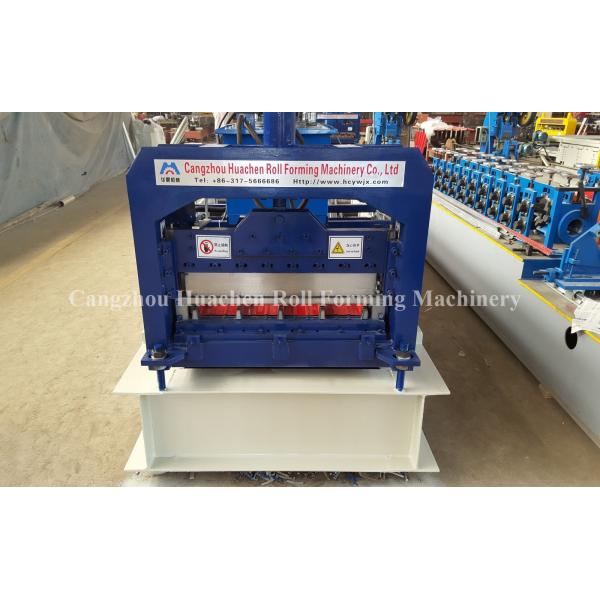 24 Roller Station Steel Roofing Profile Roll Forming Machine with Chain Drive