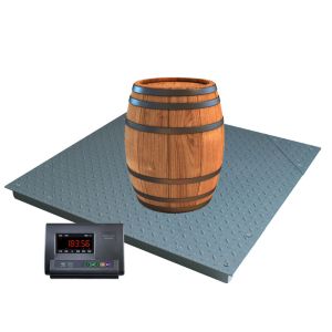 2T 1.2m Steel Industrial Floor Scales Adjustable Foot