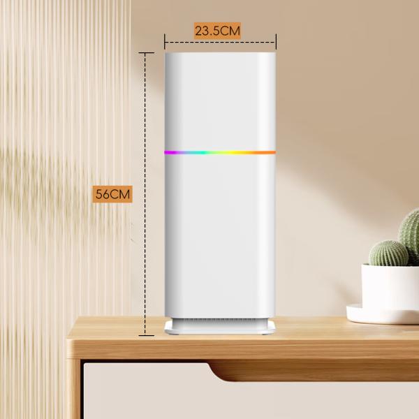 Small Portable HEPA Pet Dander Air Purifier For Smoke Dermatoglyph Household