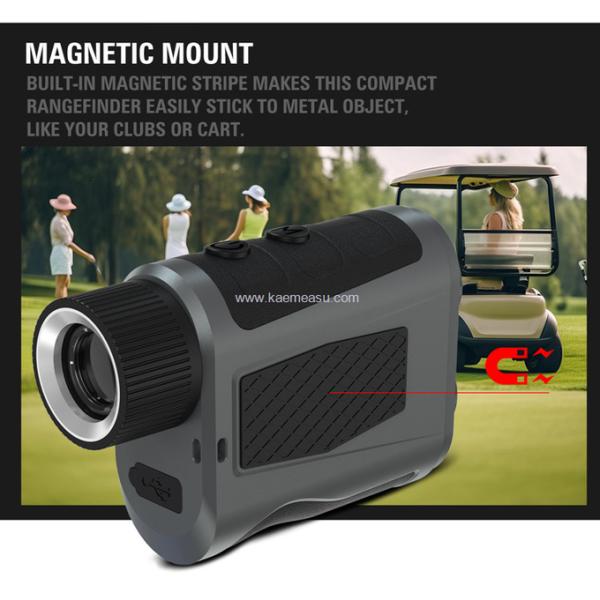 kaemeasu 600m Optical Telescope Golf Rnagefinder USB Charging Distance Meter 95% Transmittance H600H