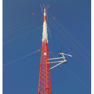 Quality SGS 42m Mobile Cell Antenna Guyed Wire Tower for sale