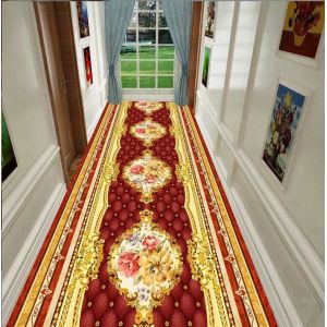 Quality Special and Beautiful Flower Entrance corridor corridor stairway Hotel Large Commercial Floor Mat for sale