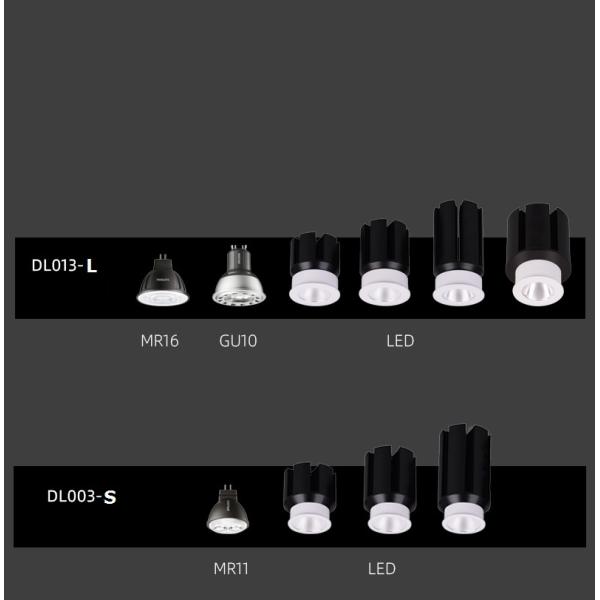 Trimless Surface Mounted MR11 LED Downlight Housing