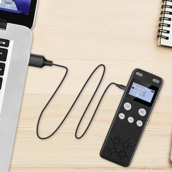 8GB 16GB USB Rechargeable Battery Pen AI Voice Recorder