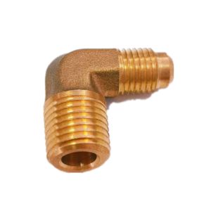 1/4 Flare 90 Degree Brass Elbow Fitting NPT Thread