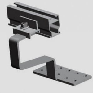 Bracket Aluminum Structure Solar Bracket Metal Roof Solar Mounting Systems