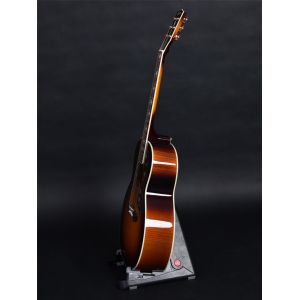 Customized 43 Inch size solid wood acoustic guitar flamed maple back side