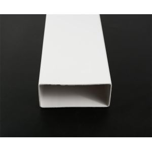 Hard PVC Channel Rigid Plastic Profile Extrusion Square Tube