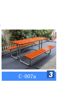 Waterproof Metal Picnic Table With Benches Anti Rust Durable Weather Resistant