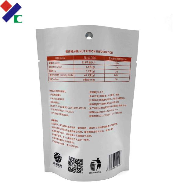 Aluminum Foil Retort Pouch Packaging 60 Microns For Food Snacks