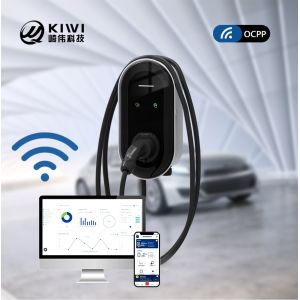 11kw Wifi DC LCD Display CCS2 Car EV Wallbox Charger for Fast and Convenient