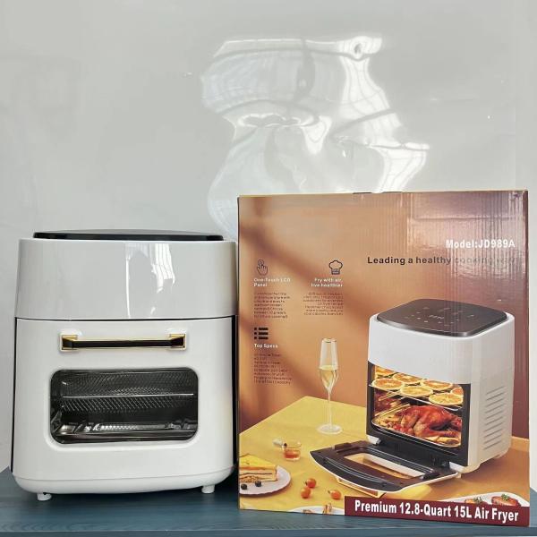 220-240V Large Capacity Air Fryer Oven with Touch Screen Control and Oil-Free Cooking