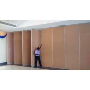 Operable Hotel Sound Proof Sliding Folding Partitions Movable Walls 6 Meters