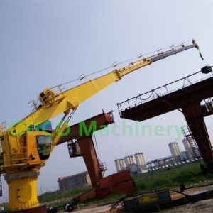 3t Telescopic Boom Hydraulic 40m Offshore Pedestal Crane