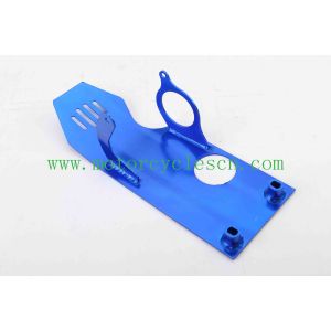 Motorcycle motocross Motorbike Aluminum floor under Bike Blue Red Yellow White